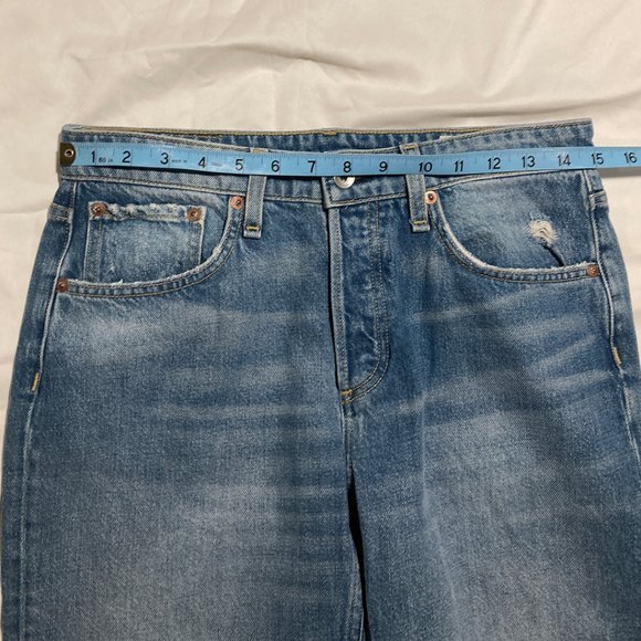 rag & bone Rosa Mid-Rise Boyfriend Distressed Ankle Jeans - Picture 14 of 16